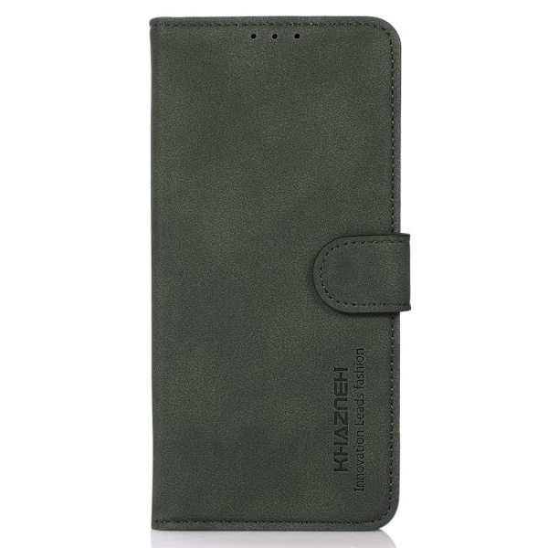 SKALO iPhone 16 KHAZNEH Plånboksfodral i PU-Läder - Grön Grön