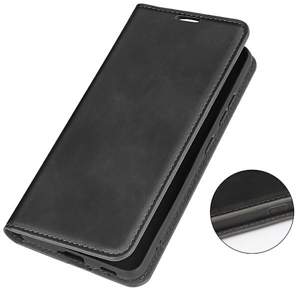 SKALO OnePlus 10T 5G Plånboksfodral i PU-Läder - Svart Svart