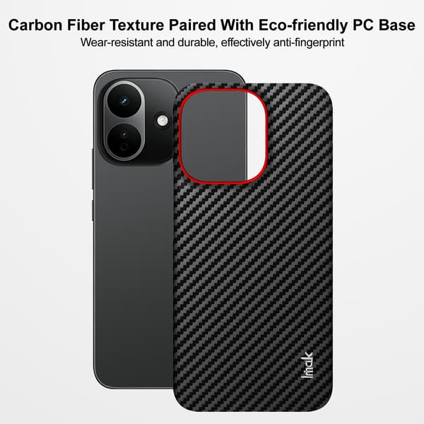 IMAK Ruiyi Series Cover til Xiaomi Redmi Note 17 Pro - Sort Black