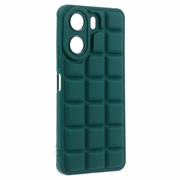 SKALO Xiaomi Redmi 13C 4G Puffer Bumper TPU-Cover - Grøn Green