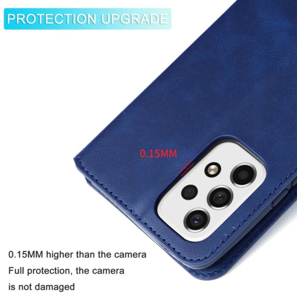 SKALO Samsung A53 5G Classic Lompakkokotelo - Sininen Blue