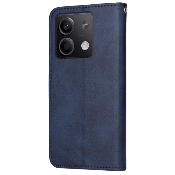 SKALO Xiaomi Redmi Note 13 5G PU-Läder Plånboksfodral - Fler fär Blå
