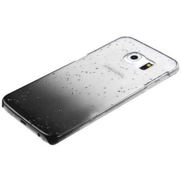 Gradient cover til Samsung S6 med vanddråber - flere farver Black