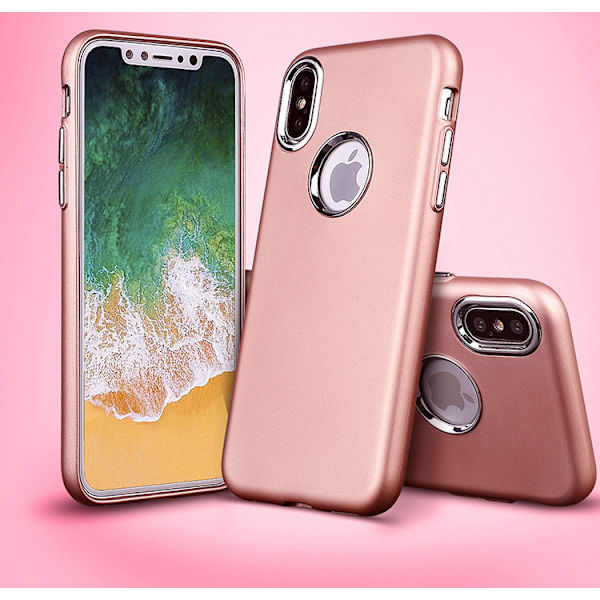 iPhone Xs Max | TPU-Skal Metallknappar - fler färger Svart