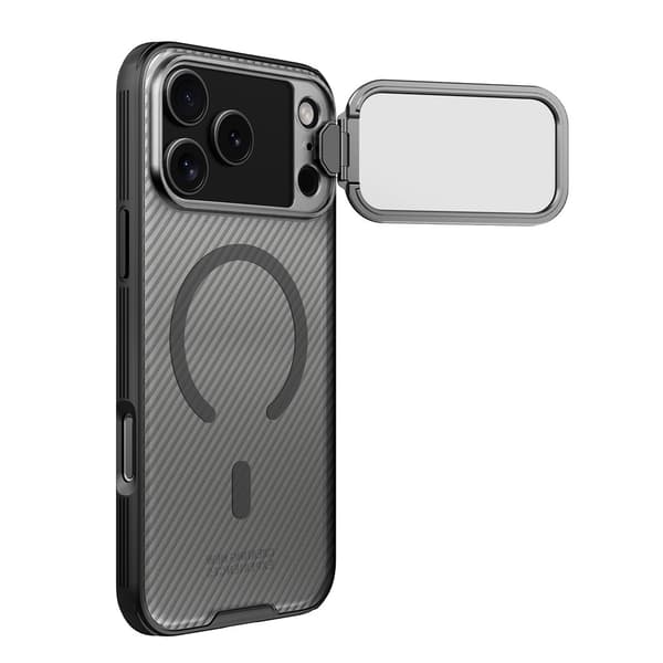 NILLKIN Camshield Prop Magnetic Series Cover til iPhone 18 Pro Max - Sort Black