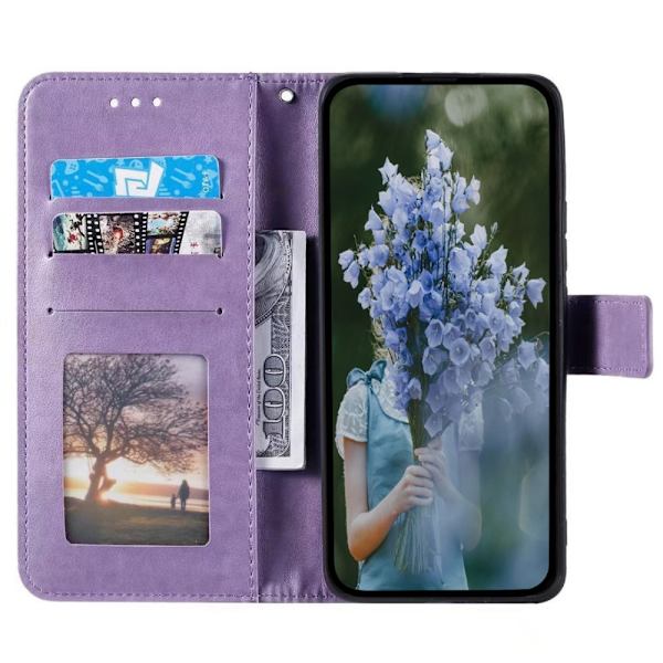 SKALO Samsung S23 Mandala lompakkokotelo - Violetti Purple