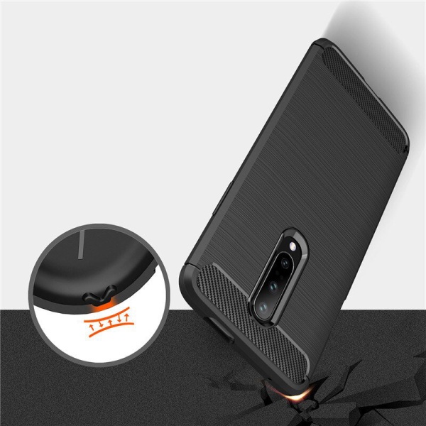 Stöttåligt Armor Carbon TPU-skal Oneplus 7 Blue