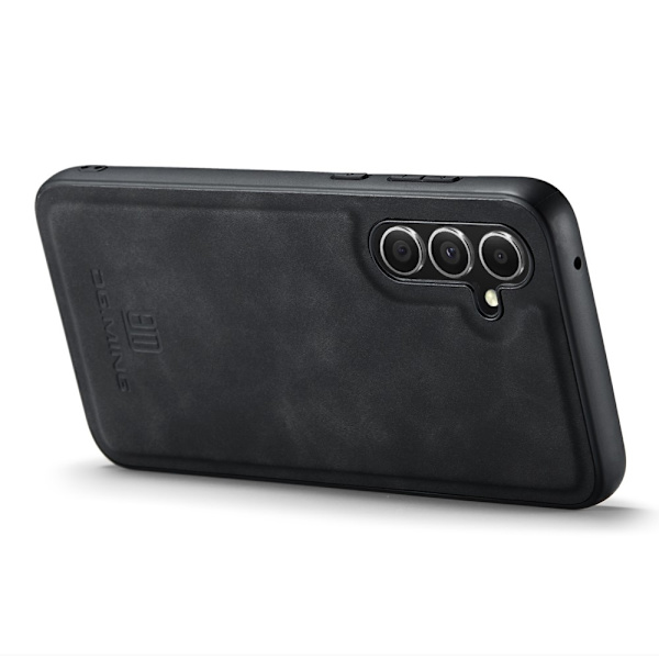 DG.MING Samsung A16 Premium PU-Läder Hybrid Skal - Svart Svart
