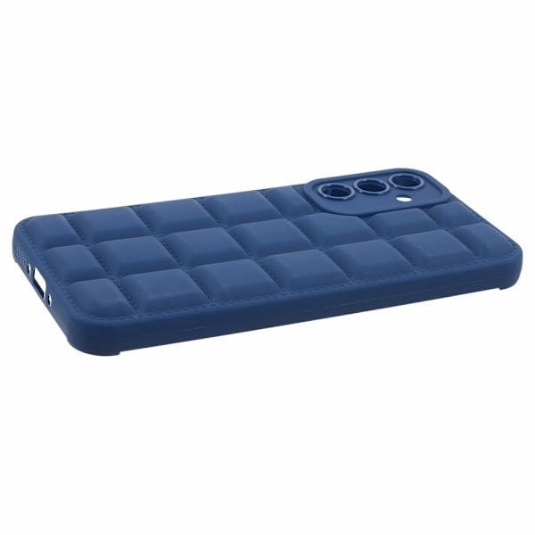SKALO Samsung A15 5G Puffer Bumper TPU-Cover - Mørkeblå Dark blue