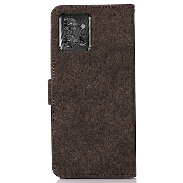 SKALO Motorola ThinkPhone 5G KHAZNEH Pungetui i PU-læder - Brun Brown