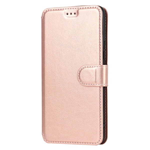 SKALO Samsung A53 5G Premium Cut Flip Cover - Rosa guld Pink gold