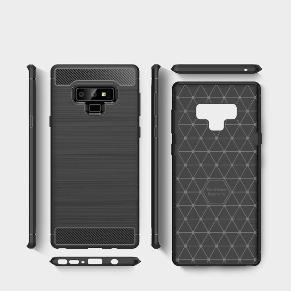 SKALO Samsung Note 9 Armor Carbon Stødsikker TPU-cover - Vælg fa Blue
