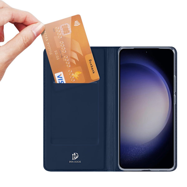 DUX DUCIS Samsung S24+ Skin Pro Series Flip Cover - Blå Blue