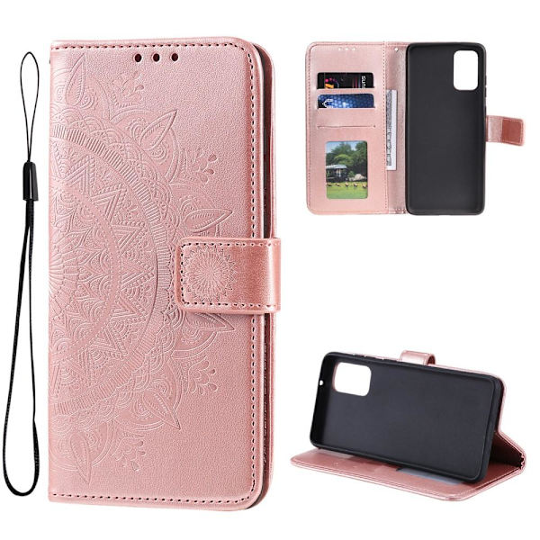 SKALO Samsung A53 5G Mandala Flip Cover - Rosa guld Pink gold