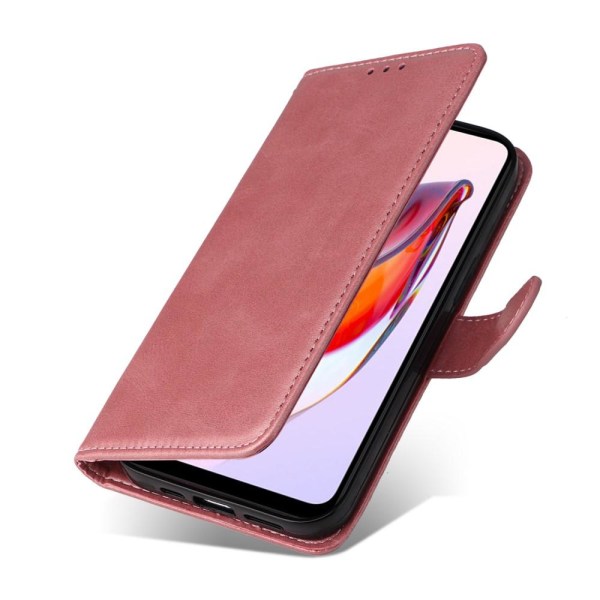 SKALO Xiaomi Redmi 12C 4G Plånboksfodral i PU-Läder - Rosa Rosa