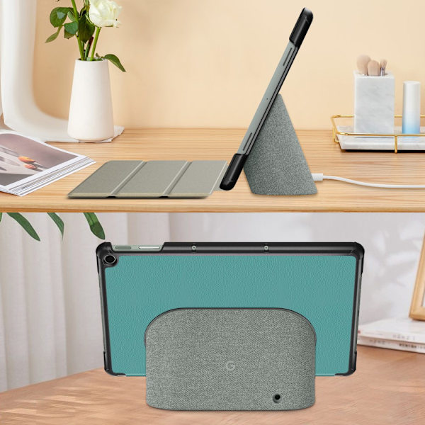 SKALO Google Pixel Tablet Trifold Fodral - Grön Grön