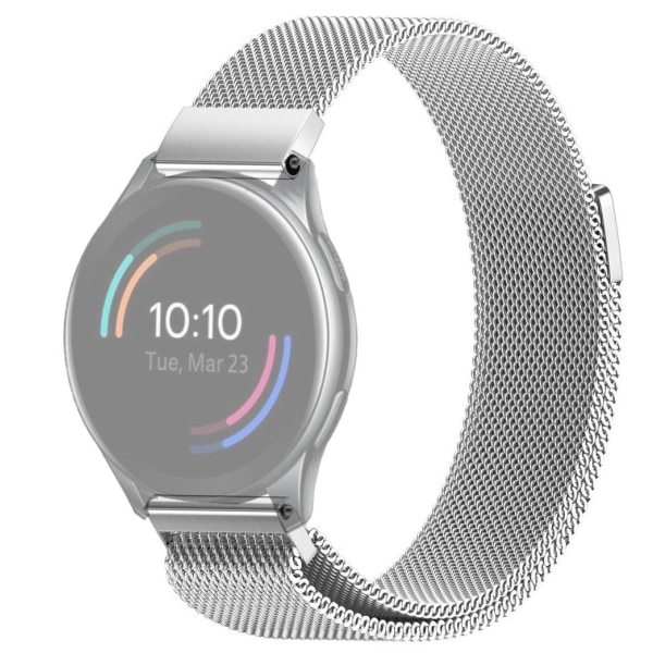 SKALO Milanese Loop til OnePlus Watch - Vælg farve Silver