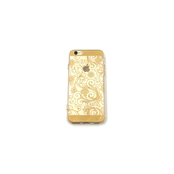 Flower Silikon TPU-Skal till iPhone 6/6S - fler färger Guld