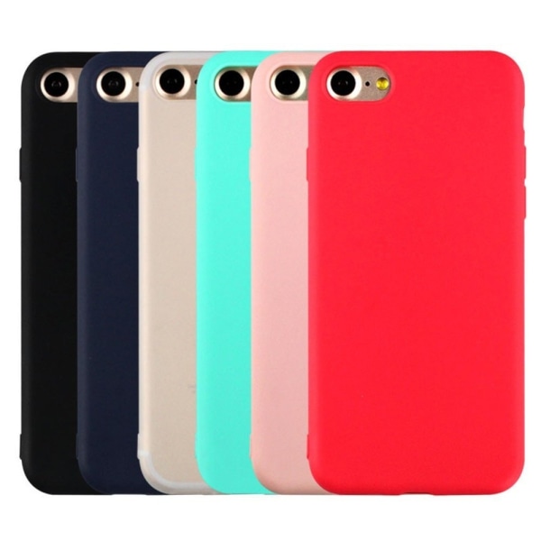 SKALO iPhone 7/8 Ultraohut TPU-kuori - Valitse väri Red