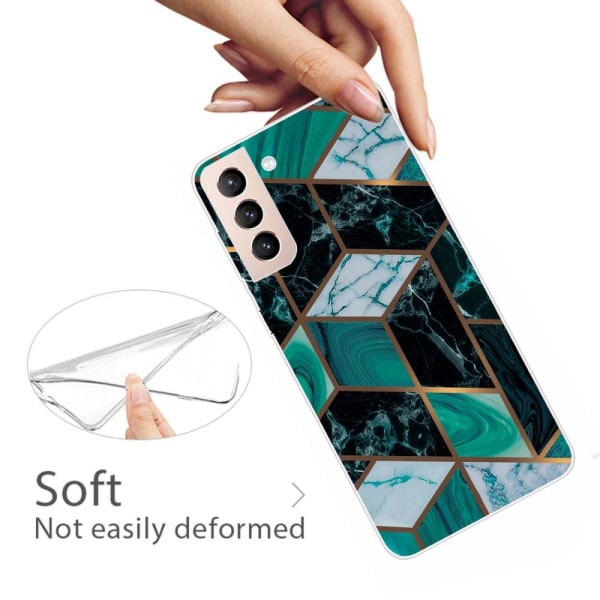 SKALO Samsung S22+ Marmor TPU-cover - #10 - Vælg farve MultiColor #10