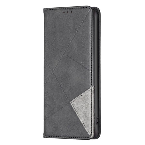 Google Pixel 8 BINFEN COLOR Embossed Plånboksfodral - Svart Svart