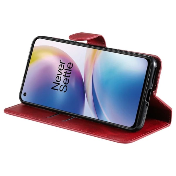 SKALO OnePlus Nord 2 Classic Wallet Case - Rød Red
