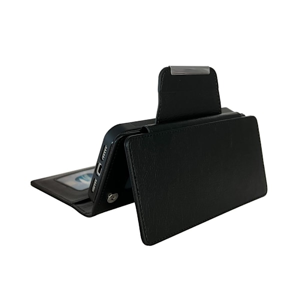 SKALO Google Pixel 9a 2-in-1 Magneettinen Irrotettava Lompakkokotelo - Musta Black