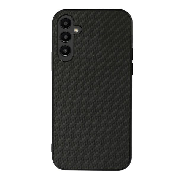 SKALO Samsung A14 4G/5G Carbon Fiber TPU-suojakuori - Musta Black