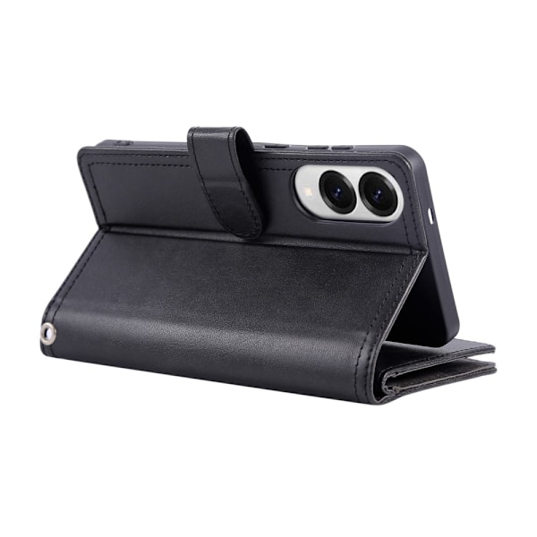 SKALO Samsung S25 Edge Big Wallet Plånboksfodral - Svart Svart