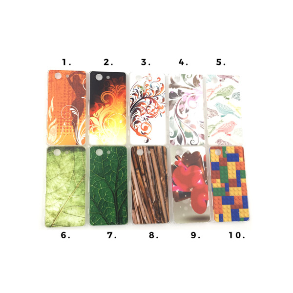 Skal med motiv Sony Xperia Z3 Compact MultiColor Motiv 2