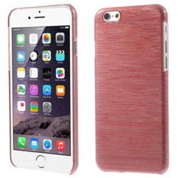 Kiiltävä harjattu teräs kova kuori iPhone 6 / 6S - enemmän värejä Red