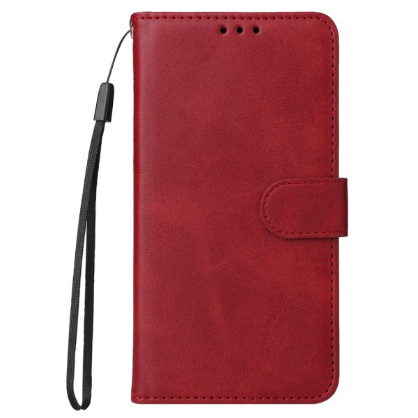 SKALO Xiaomi Redmi 12C 4G Plånboksfodral i PU-Läder - Röd Röd