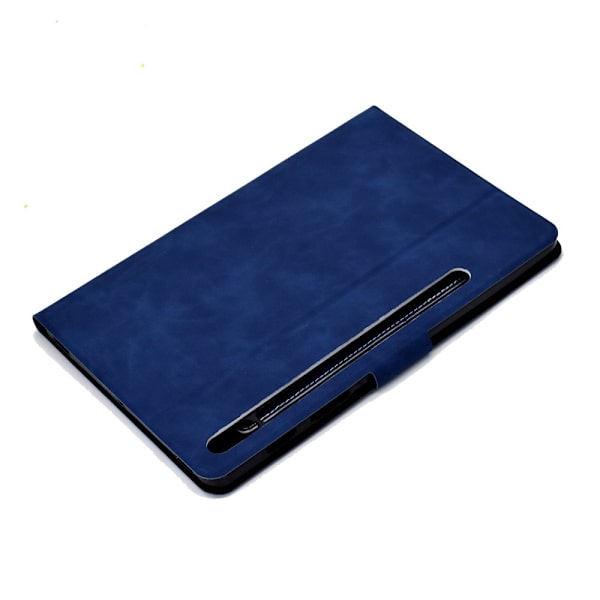 SKALO Samsung Tab S7/S8 PU-læder Flip Cover - Blå Blue