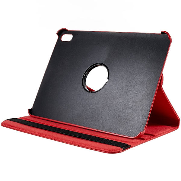 SKALO iPad 11" (2025) 360 Litchi Kotelo - Punainen Red