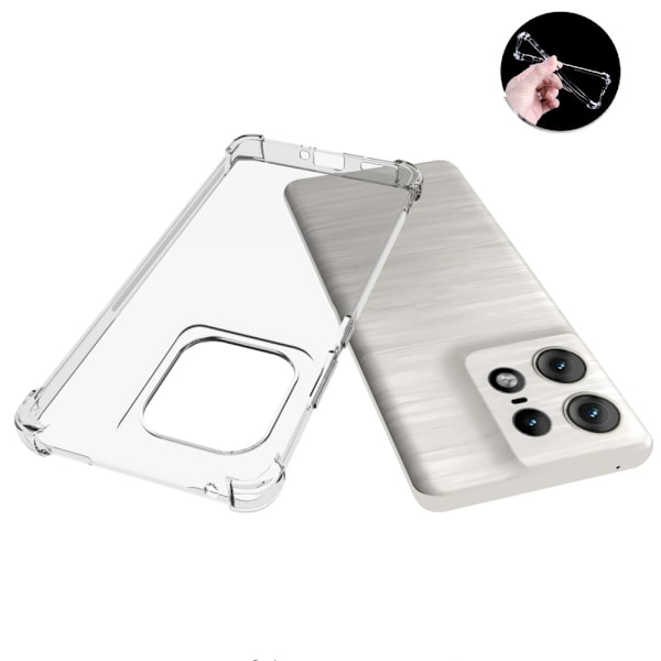 SKALO Motorola Edge 50 Pro 5G Ekstra stærk TPU-cover Transparent