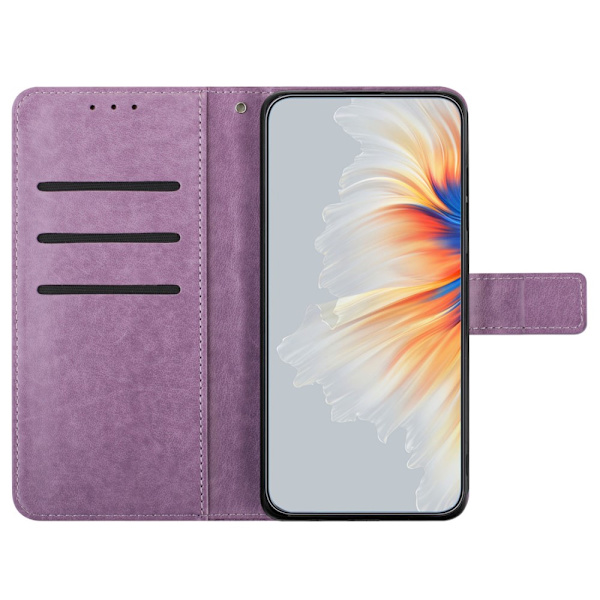 SKALO Xiaomi Redmi Note 13 Pro 5G Mandala lompakkokotelo - Violetti Purple