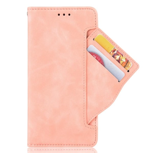 SKALO Xiaomi Redmi Note 11 Pro 6-lokeroa Lompakkokotelo - Pinkki Pink