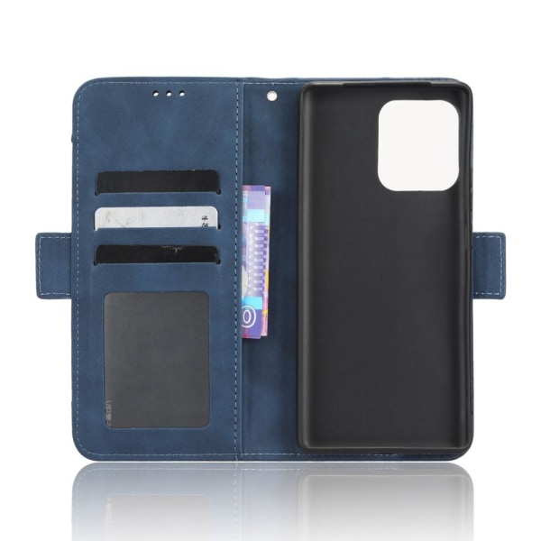 SKALO Motorola Edge 40 Pro 5G 6-FACK Plånboksfodral - Blå Blå