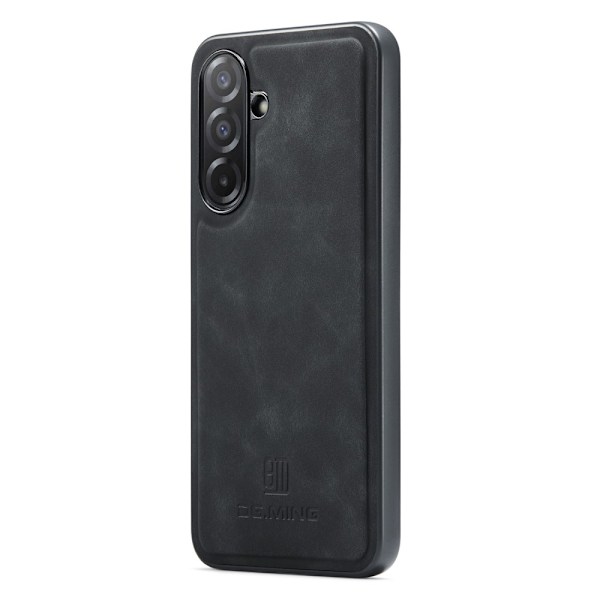 DG MING Samsung A26 5G Premium PU-læder Hybrid Cover - Sort Black