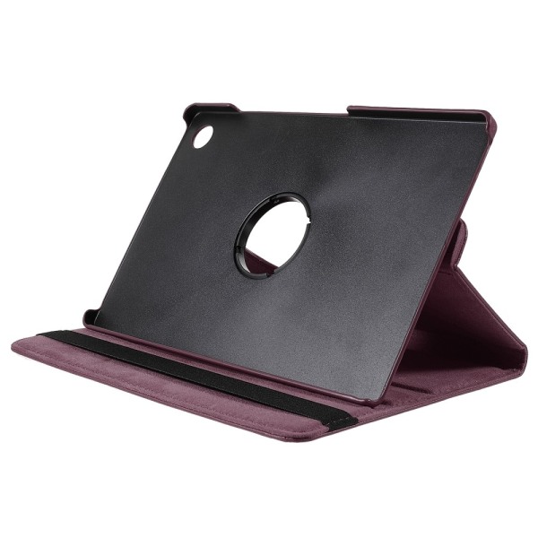 SKALO Samsung Tab A9+ 360 Litchi Flip Cover - Lilla Purple