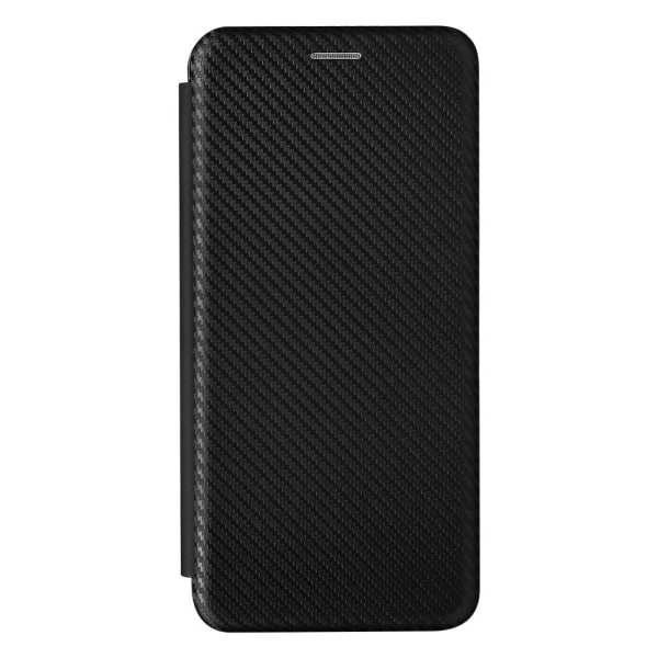 SKALO Samsung A22 5G Carbon Fiber Plånboksfodral - Svart Svart