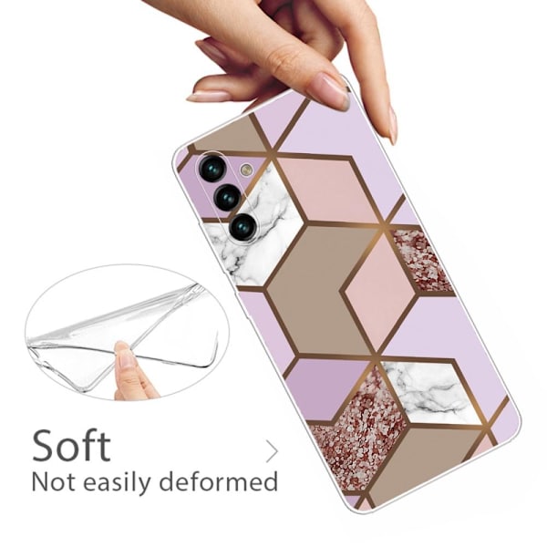 SKALO Samsung A13 5G Marmor TPU-skal - Motiv 8 multifärg