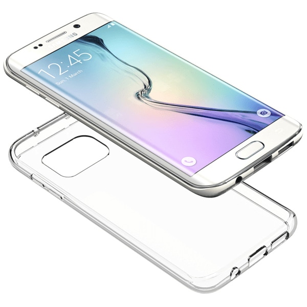 Silikonikuori TPU Samsung Galaxy S7 Edge Transparent