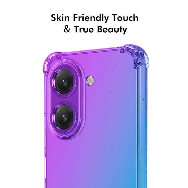 SKALO Xiaomi Redmi A5 4G ENKAY Gradient Extra strong TPU Suojakuori - Violetti-Keltainen Multicolor