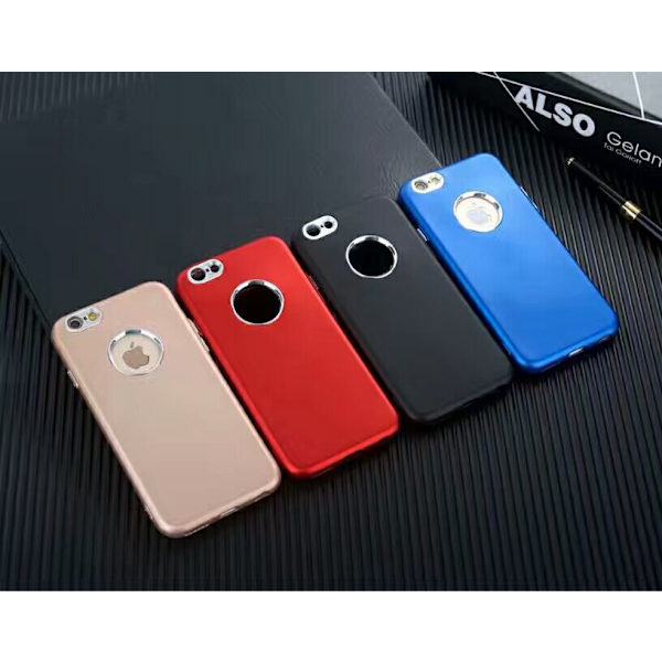 iPhone 7/8 | TPU-Skal Metallknappar Red