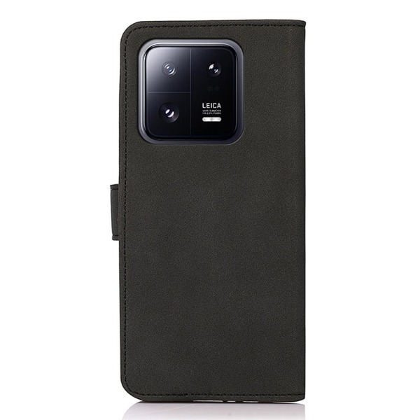 SKALO Xiaomi 13 5G KHAZNEH Pungetui i PU-læder - Sort Black