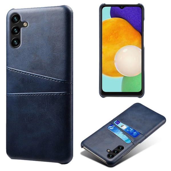 SKALO Samsung A54 5G PU-læder Kortholder Cover - Blå Blue