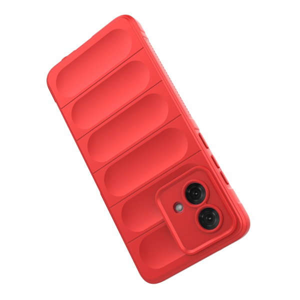 SKALO Motorola Moto G84 5G Rugged Bumpers TPU-Skal Röd