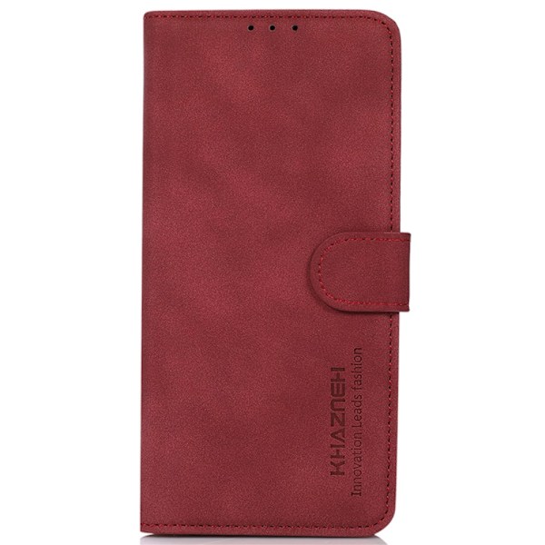SKALO Samsung S24 KHAZNEH Pungetui i PU-læder - Rød Red