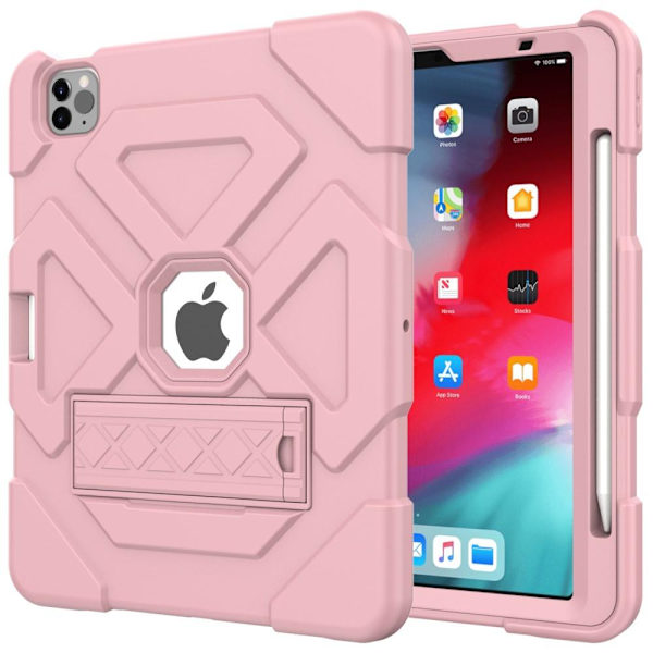 SKALO iPad Air (2020/2022) Extra Shockproof Armor Iskunkestävä kuori - Pinkki Pink
